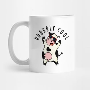 Udderly Cool Cute Cow Pun Mug